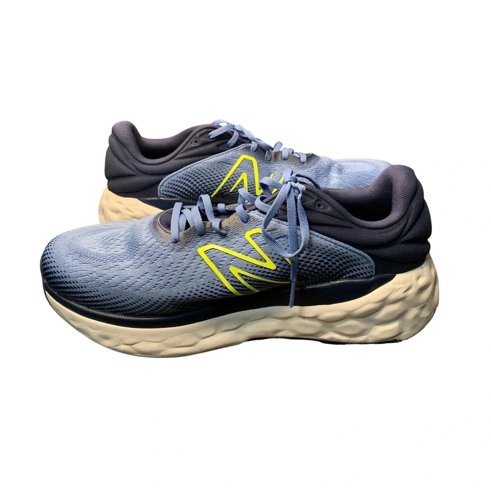 New Balance Fresh Foam X‎ Mens Running Shoes Blue Yellow Size 14 4E - Picture 3 of 11